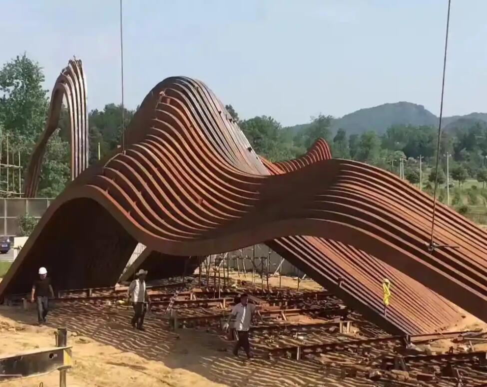 东河镇耐候钢板雕塑