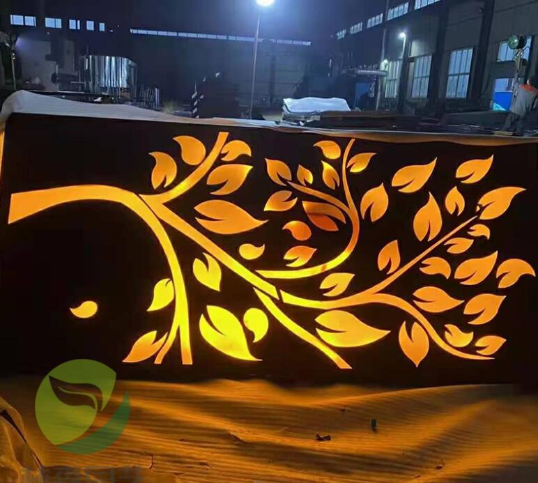 东河镇耐候钢板灯箱