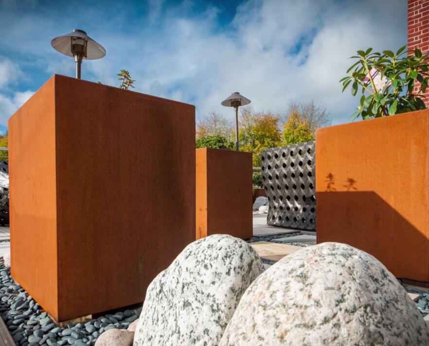 东河镇锈钢板花箱